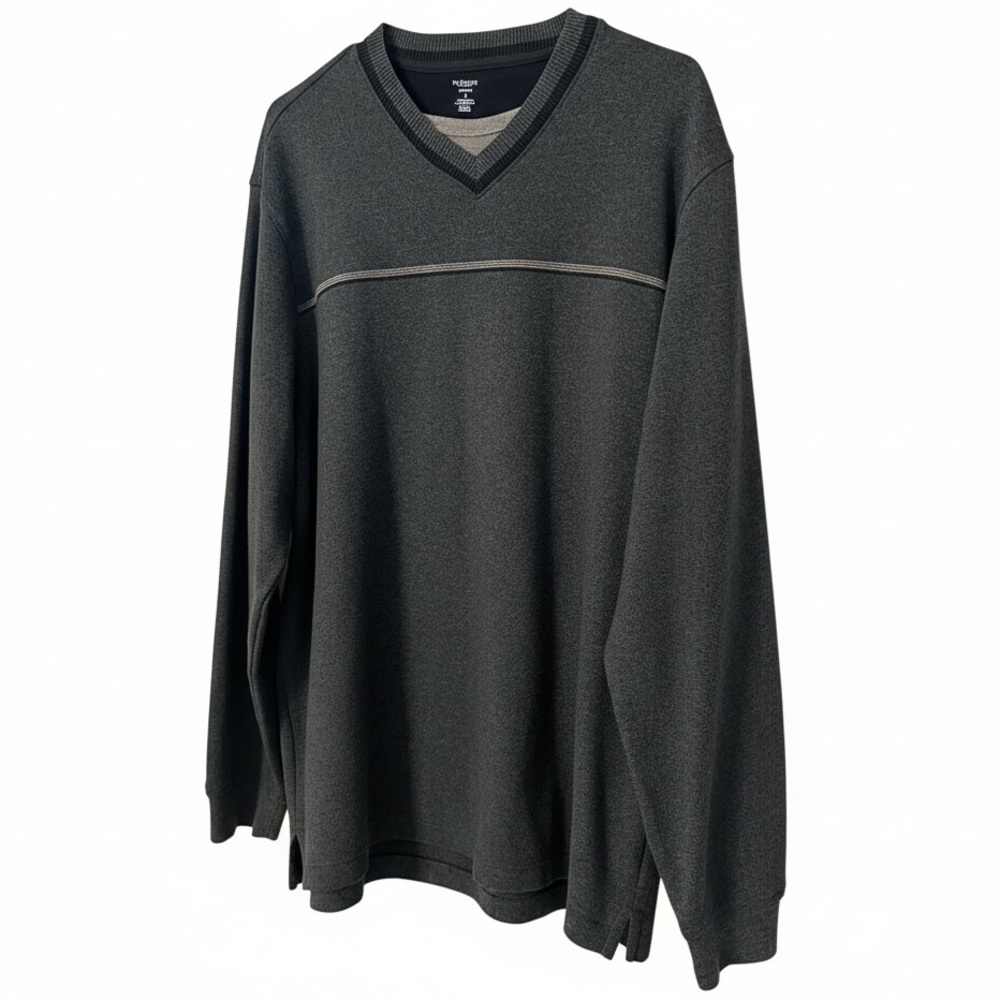Van Heusen V-Neck Sweater - Charcoal
B1